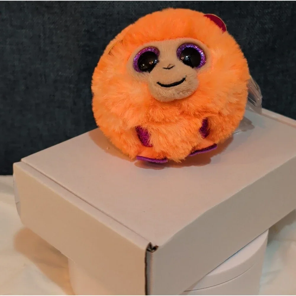Ty Puffies Coconut The Monkey Plush Toy Orange 3